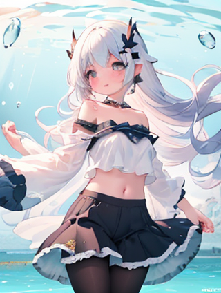 【黑色半身裙与夏季上衣的完美搭配】