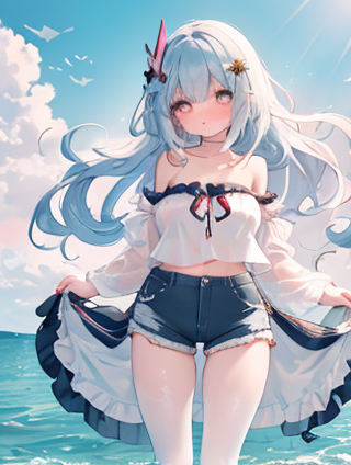 黑色半身裙的夏季穿搭艺术