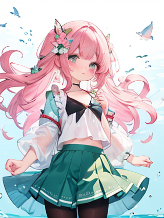 蓝色与显白色彩的完美搭配
